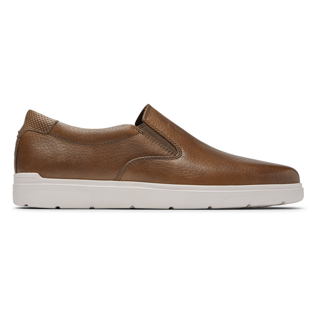 Rockport Joggesko Herre Brune - Total Motion Lite Slip-On - UHOP45928